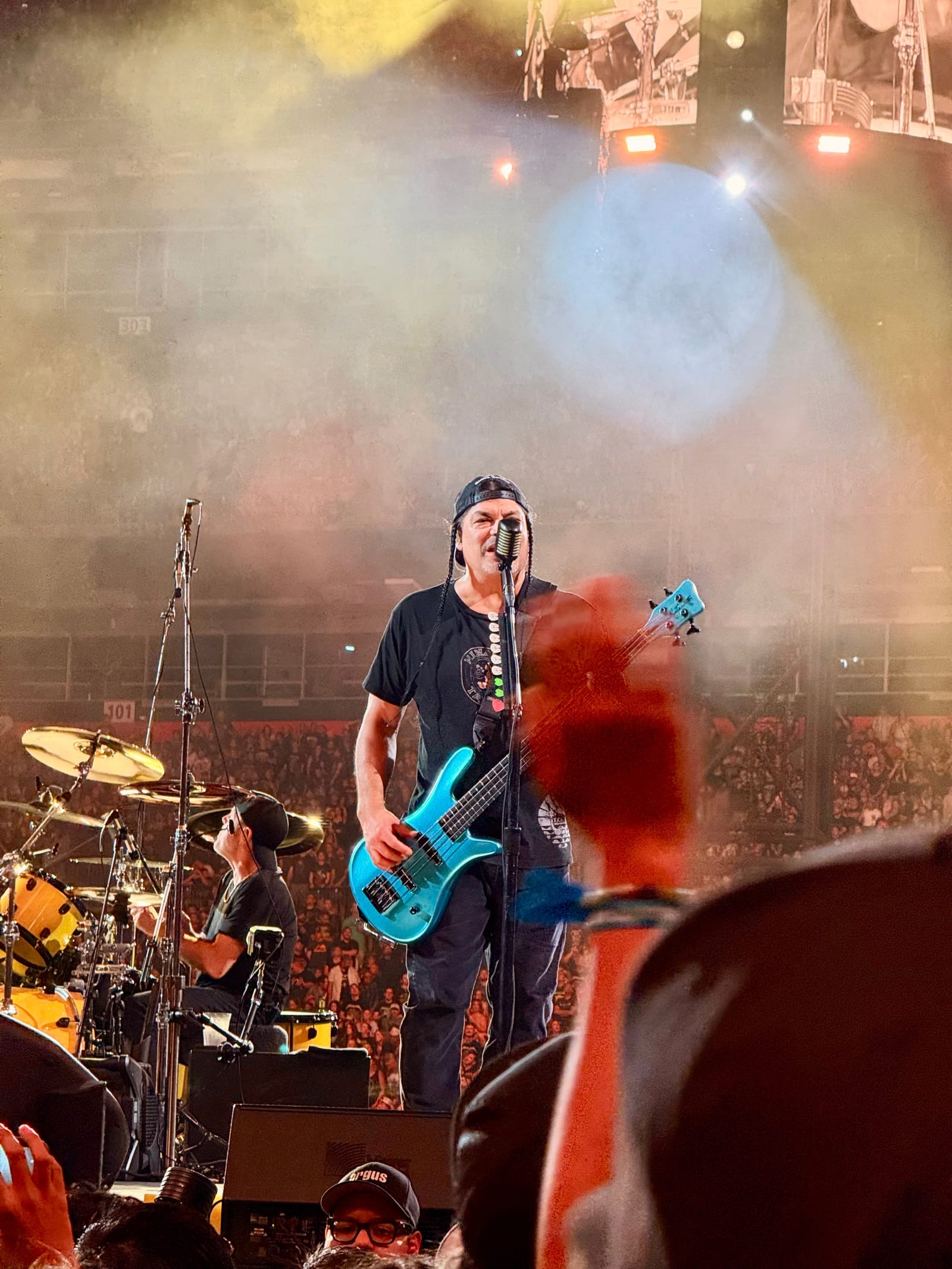 Robert Trujillo and Lars Ulrich of Metallica.