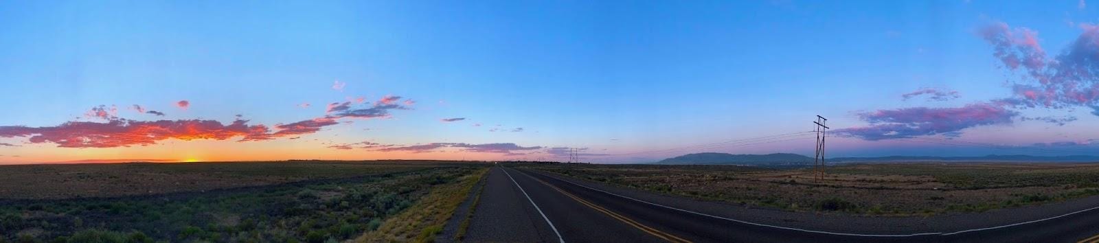The Sandia Mountains seen here. Resting to the East of Albuquerque, New Mexico.