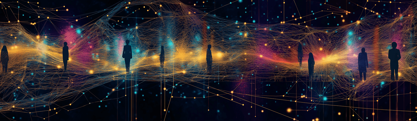 Created in Midjourney: The Web of Data.